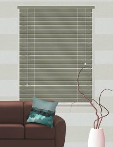 faux wooden blinds