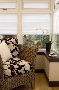 white blinds for conservatory