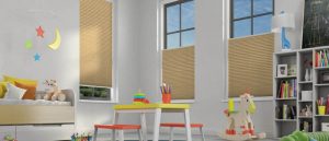 children's pleated black out blinds