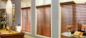 wooden blinds