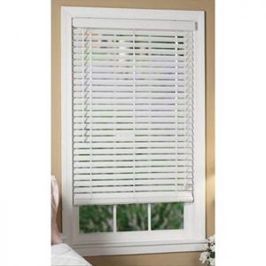 faux wooden blinds