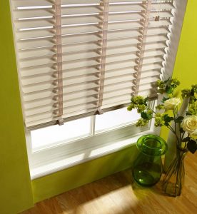 wooden blinds