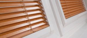 wooden blinds