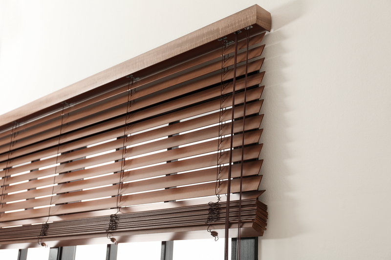 wooden blinds