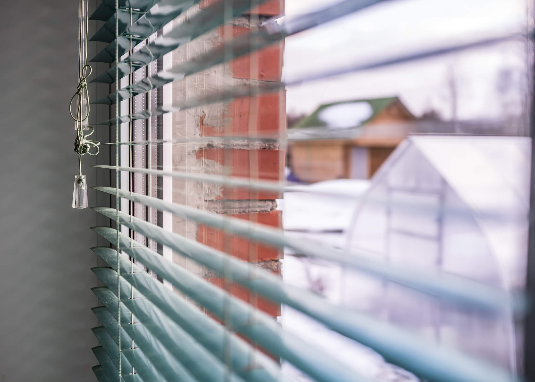 Blinds in winter