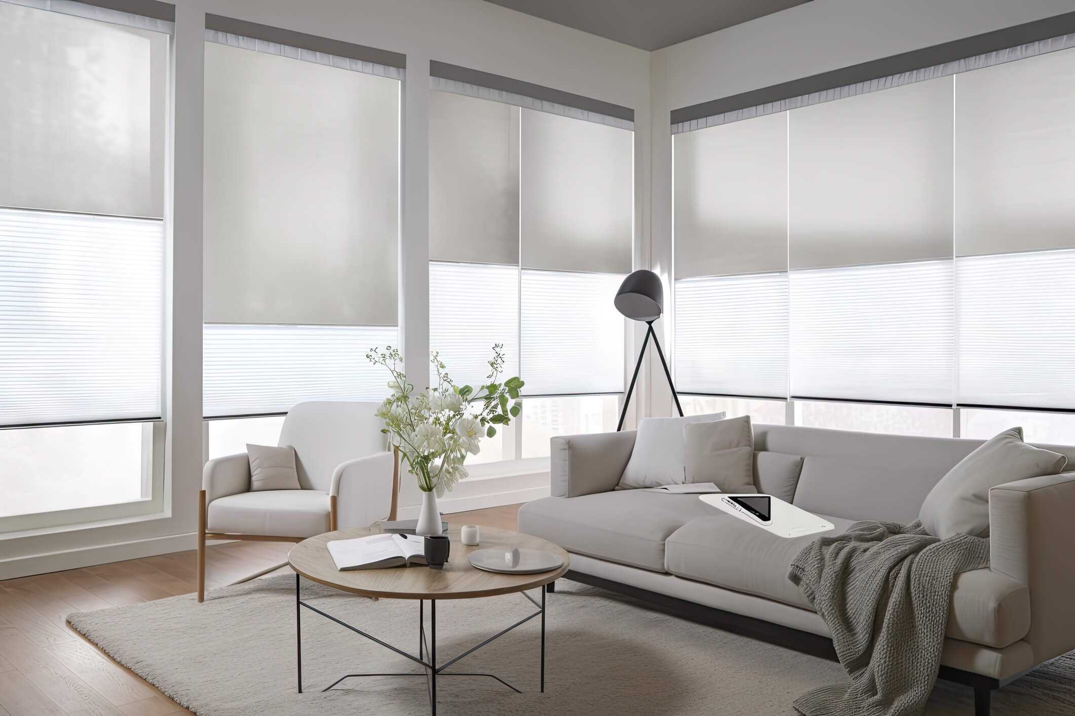 Automated roller blinds